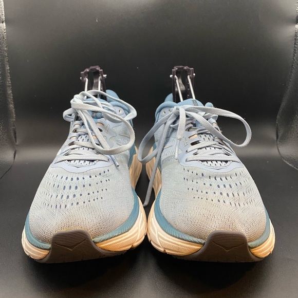 Hoka Blue and Tan Women's Sneakers - Picture 4 of 10